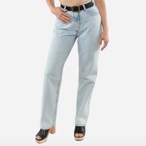 Los Angeles Apparel - Straight Leg High Waisted Jean - 30W/28L